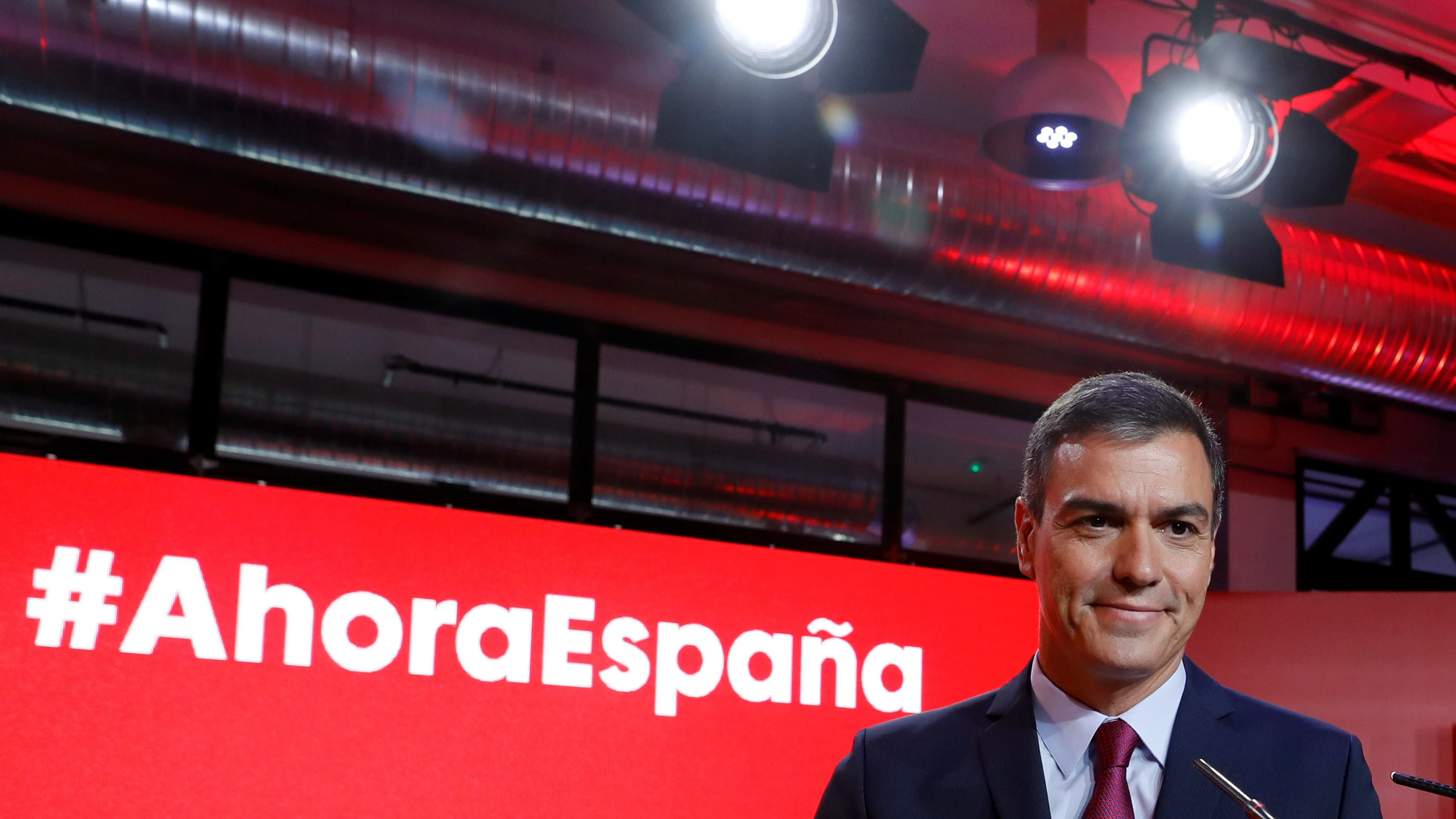 El secretario general del PSOE y presidente del Gobierno en funciones, Pedro Sánchez