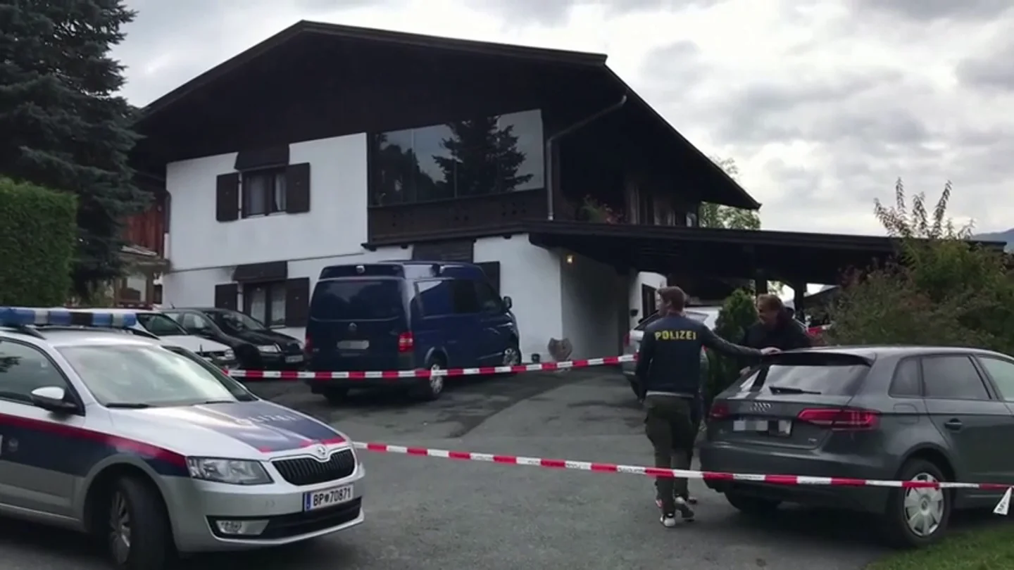 Lugar del crimen machista múltiple en Austria Masacre machista: un joven asesina a tiros a su exnovia, a toda su familia y a su nueva pareja