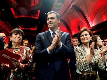 Imagen de Sánchez en un acto del PSOE Imagen de Sánchez en un acto del PSOE