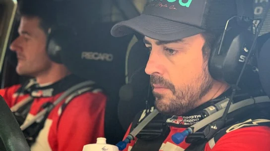 Fernando Alonso, con Marc Coma Fernando Alonso, con Marc Coma