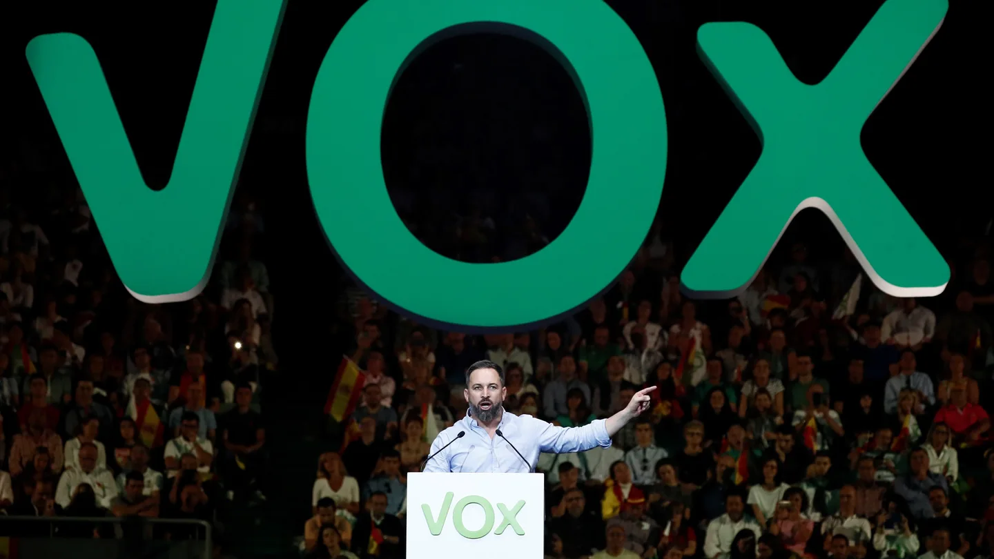 El líder de Vox, Santiago Abascal El líder de Vox, Santiago Abascal
