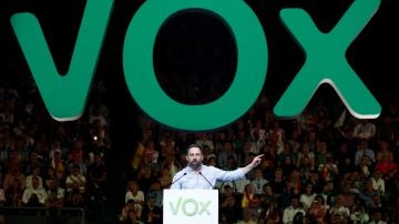 El líder de Vox, Santiago Abascal