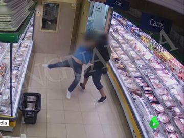 Atraco de un supermercado de Barcelona Atraco de un supermercado de Barcelona
