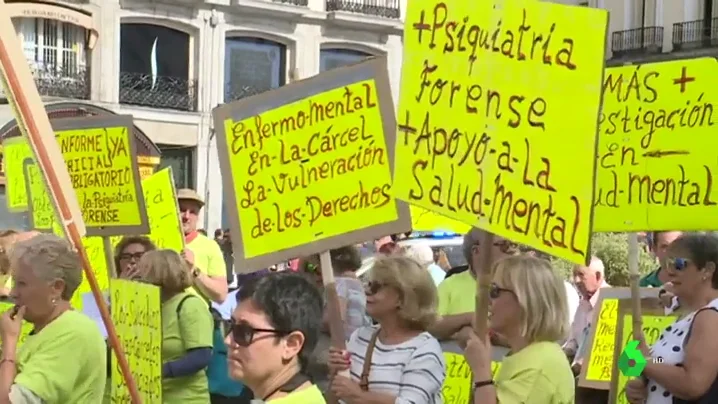 Manifestación por los presos con enfermedades mentales