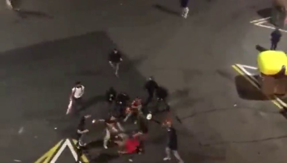 Resultado de imagen de brutal agresion de independentistas en cataluña antena 3