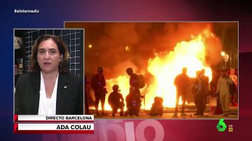 Estas son las cifras de los daños que dejan las protestas de Barcelona: Ada Colau lo explica en El Intermedio