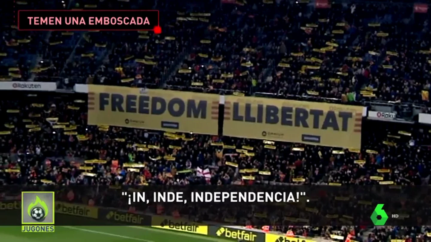 El temor a un boicot independentista, clave en el posible aplazamiento del Clásico en el Camp Nou El temor a un boicot independentista, clave en el posible aplazamiento del Clásico en el Camp Nou
