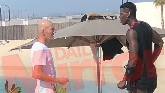 Zidane y Pogba, reunidos en Dubai Zidane y Pogba, reunidos en Dubai