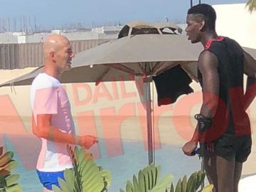 Zidane y Pogba, reunidos en Dubai Zidane y Pogba, reunidos en Dubai