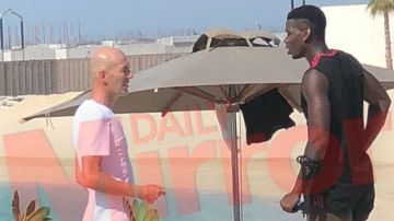 Zidane y Pogba, reunidos en Dubai