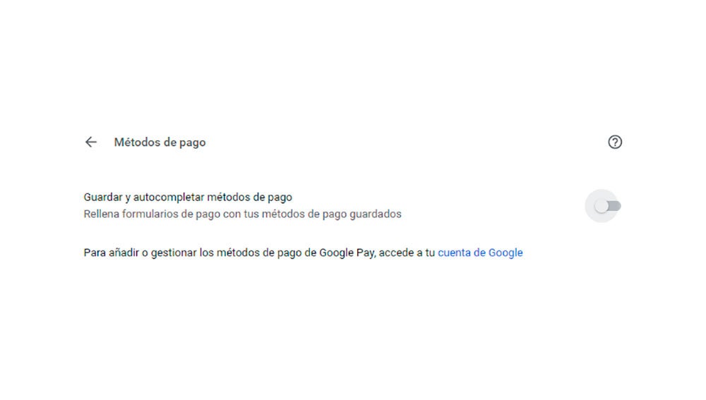 Deactivando el autocompletado