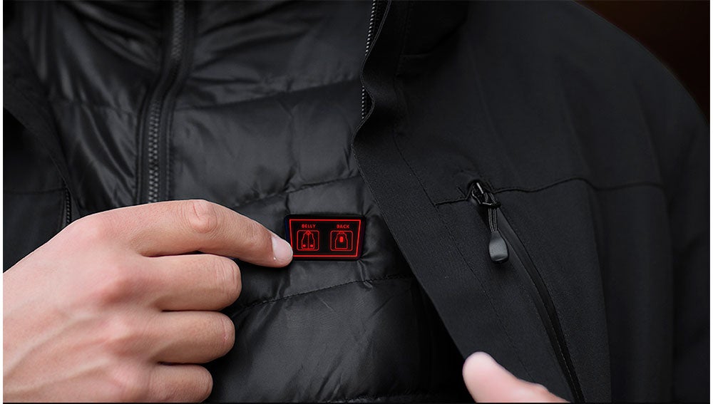 Botón para elegir zona calefactada