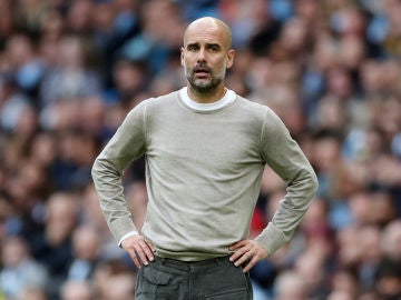 Pep Guardiola, entrenador del Manchester City Pep Guardiola, entrenador del Manchester City