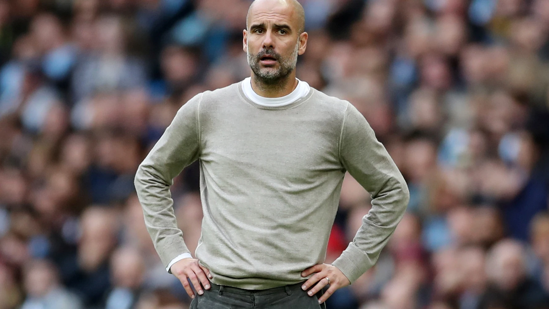 Pep Guardiola, entrenador del Manchester City