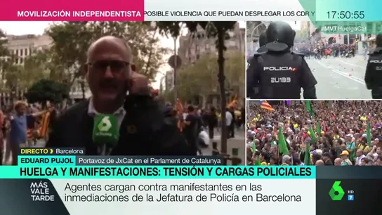 Jordi Pujol: "No olviden la imagen cívica y radicalmente democrática que se está dando en el paseo de Gràcia" Jordi Pujol: "No olviden la imagen cívica y radicalmente democrática que se está dando en el paseo de Gràcia"