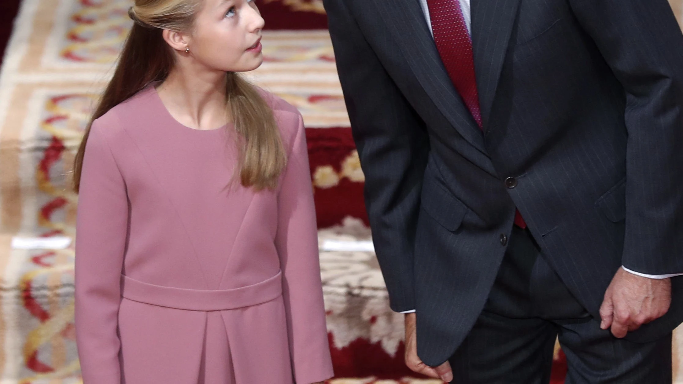 El rey Felipe VI y la princesa de Asturias.