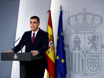 Imagen de archivo de Pedro Sánchez en Moncloa Imagen de archivo de Pedro Sánchez en Moncloa