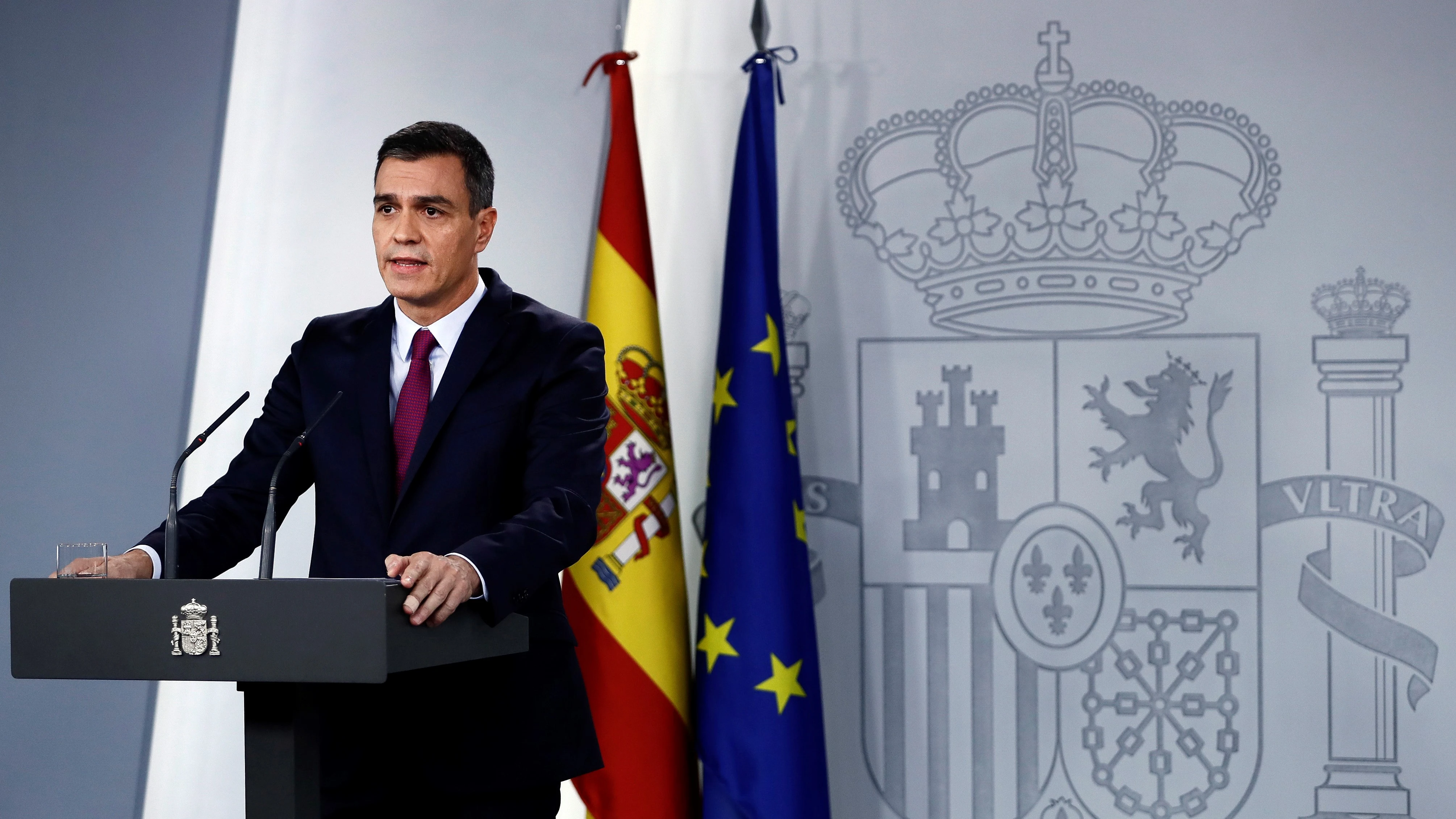 Imagen de archivo de Pedro Sánchez en Moncloa