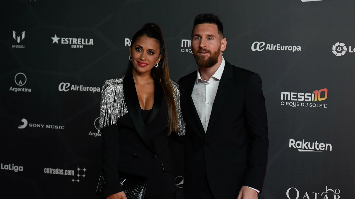 Antonella Roccuzzo y Lionel Messi