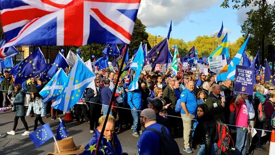 Manifestación para pedir un segundo referéndum del Brexit Manifestación para pedir un segundo referéndum del Brexit