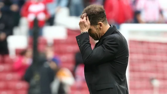 Simeone, cabizbajo Simeone, cabizbajo