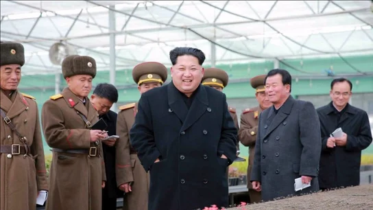 Imagen de archivo del líder de Corea del Norte, Kim Jong-un Imagen de archivo del líder de Corea del Norte, Kim Jong-un