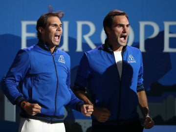 Nadal, con Federer Nadal, con Federer