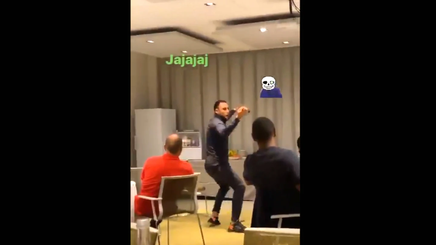Keylor Navas, bailando Keylor Navas, bailando
