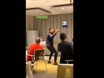 Keylor Navas, bailando Keylor Navas, bailando