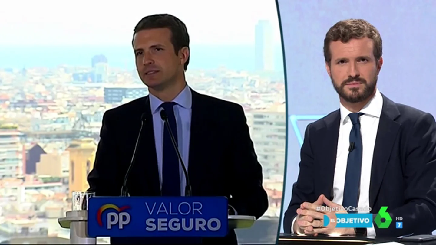 Pablo Casado en El Objetivo Pablo Casado en El Objetivo