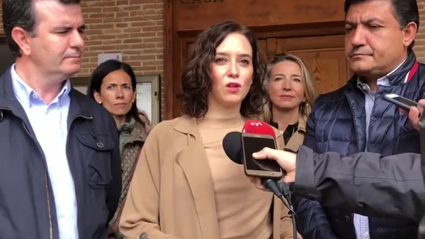 Isabel Díaz Ayuso ante los medios Isabel Díaz Ayuso ante los medios