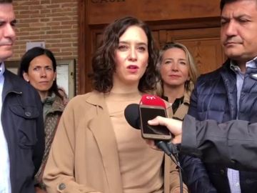 Isabel Díaz Ayuso ante los medios Isabel Díaz Ayuso ante los medios
