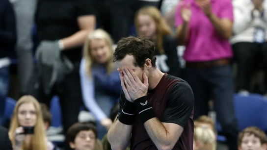 Andy Murray, llorando Andy Murray, llorando