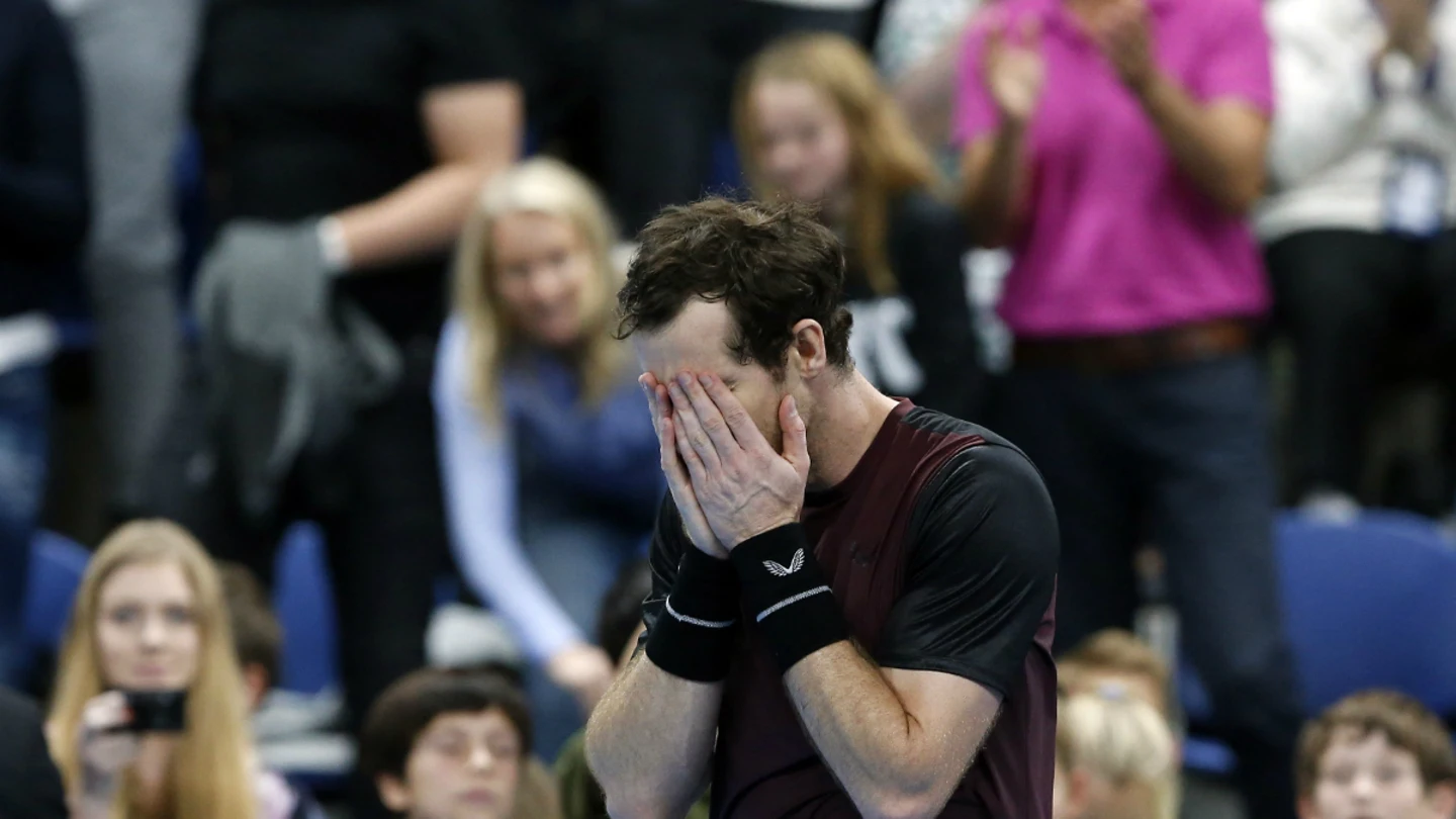 Andy Murray, llorando Andy Murray, llorando