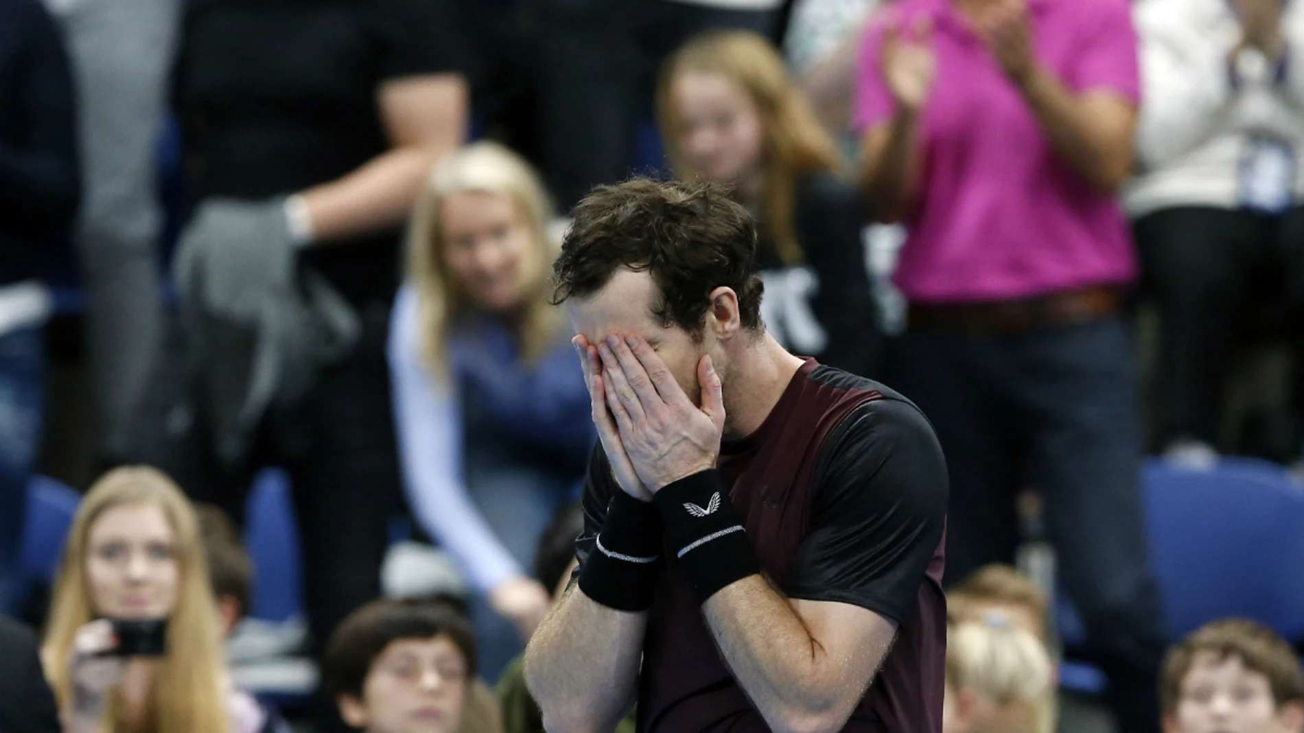 Andy Murray, llorando