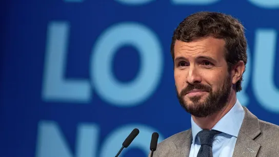 Pablo Casado en un acto del PP Pablo Casado en un acto del PP