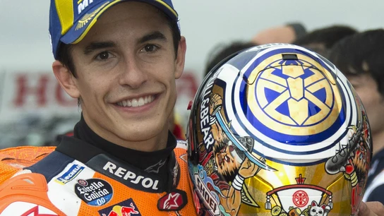 Marc Márquez, tras una carrera Marc Márquez, tras una carrera