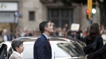 Pedro Sánchez, en Barcelona