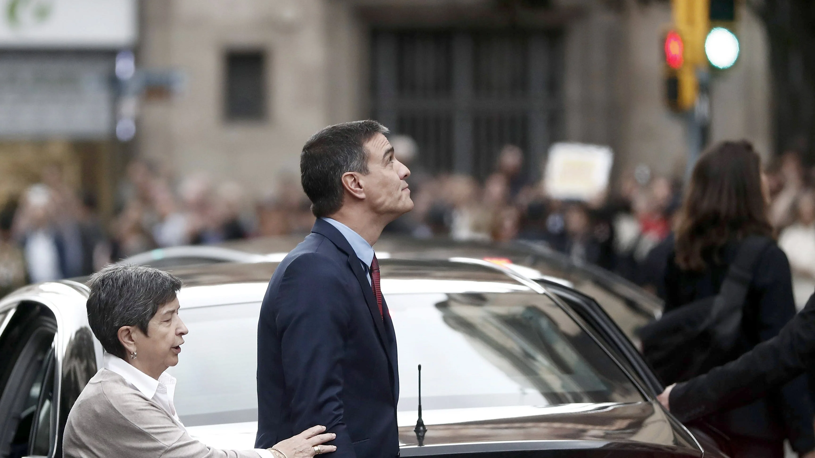 Pedro Sánchez, en Barcelona