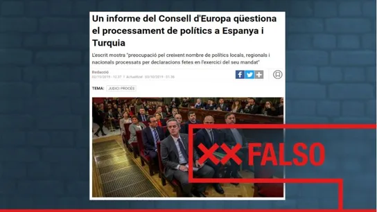 El equipo de Newtral.es desmonta uno de los bulos sobre la sentencia del procés El equipo de Newtral.es desmonta uno de los bulos sobre la sentencia del procés