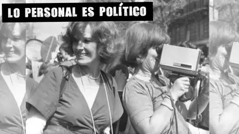 Las Insumusas en una manifestación en 1976 Lo personal es político