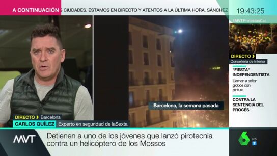 J&oacute;venes italianos y holandeses, entre los radicales "antisistemas" de los disturbios en Catalu&ntilde;a
