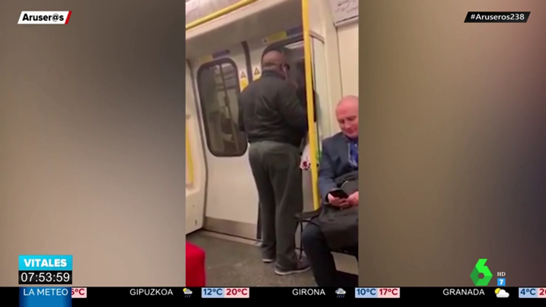 Un pasajero arrasa en Internet cantando a gritos por Bon Jovi en el Metro de Londres