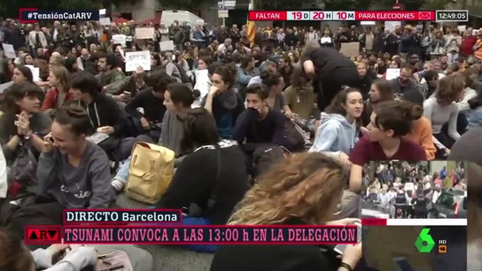 Sentada ante Delegación del Gobierno en Barcelona Sentada ante Delegación del Gobierno en Barcelona