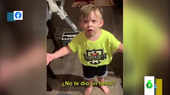 La divertida indignaci&oacute;n de un ni&ntilde;o