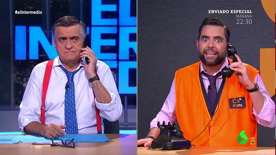 Dani Mateo monta un 'call center' para buscar votantes de Ciudadanos: "¿No le interesaría un vientre de alquiler?" Dani Mateo monta un 'call center' para buscar votantes de Ciudadanos: "¿No le interesaría un vientre de alquiler?"