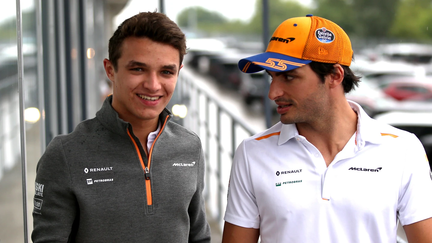Lando Norris y Carlos Sainz, pilotos de McLaren Lando Norris y Carlos Sainz, pilotos de McLaren