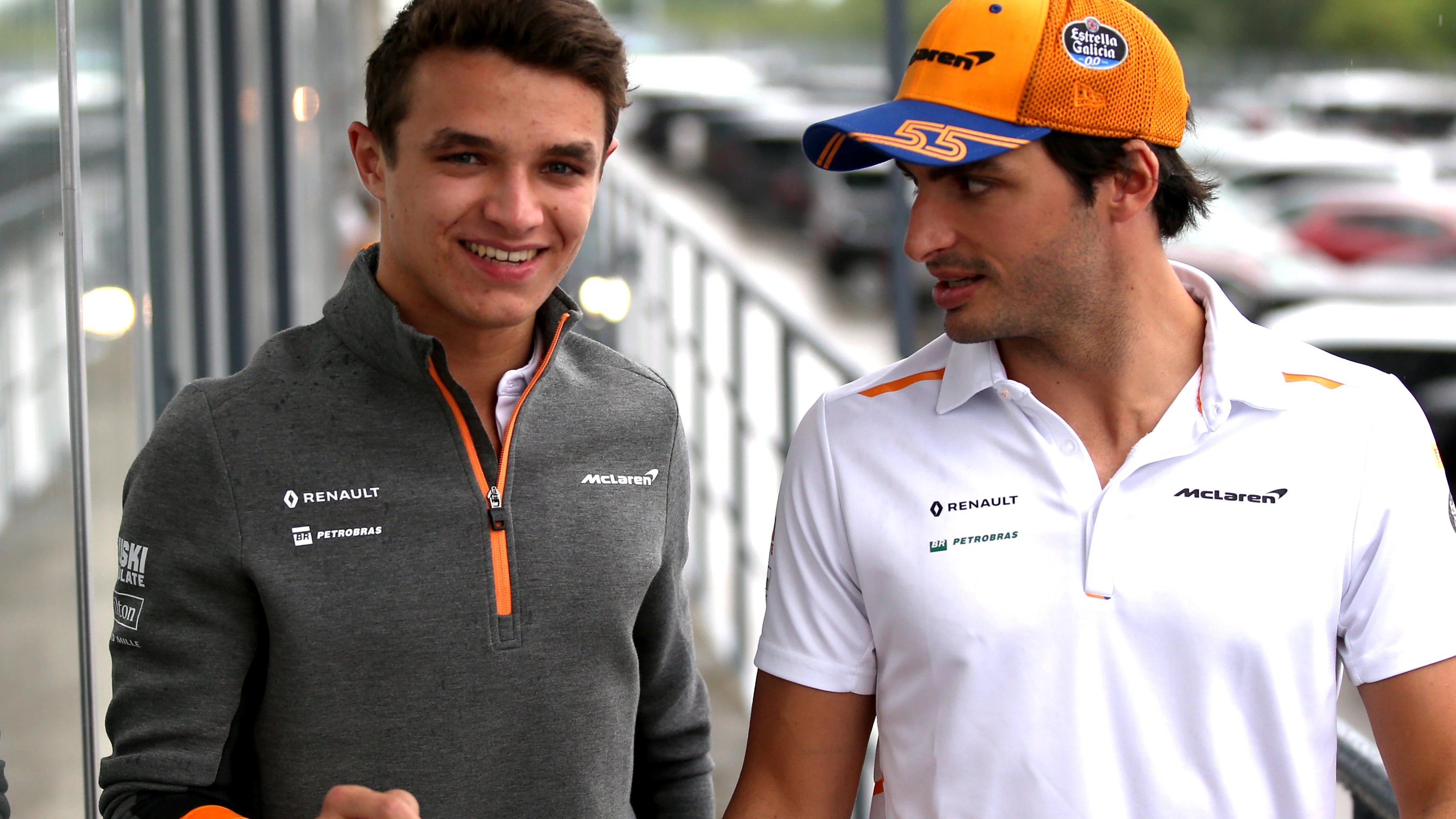 Lando Norris y Carlos Sainz, pilotos de McLaren