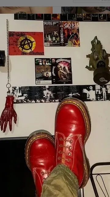 Una de las paredes de la casa de Leandro Una de las paredes de la casa de Leandro