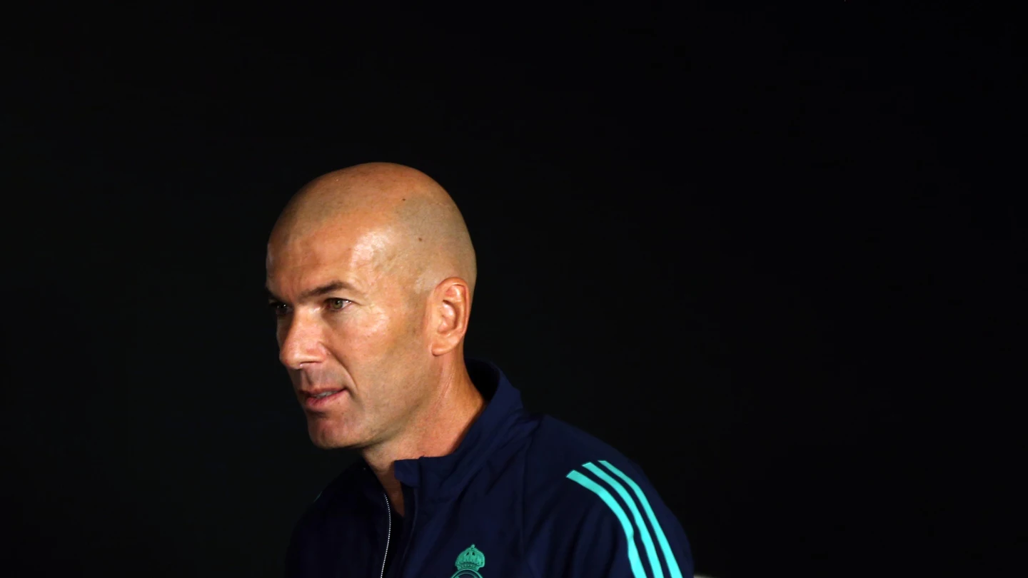 Zinedine Zidane, entrenador del Real Madrid Zinedine Zidane, entrenador del Real Madrid